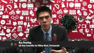 Portsmouth VideoTalks: Ben Dowling, Liberal Democrats- Asylum Seekers
