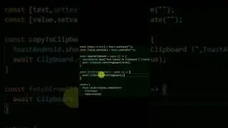 Copy to clipboard Button || React native || 
