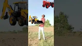 Truck jcb trecktor save and collect & funny vfx video