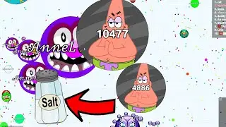 Agar.io - SOLO VS SALTY SLOWTEAMS (Agar.io Solo Gameplay)