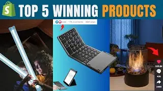 Top 5 Dropshipping Winning Products to Sell Right Now (Shopify)