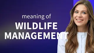 Understanding Wildlife Management: A Guide for English Learners