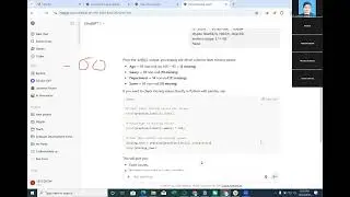 preprocess  of data  dealing with missing values in Python