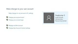 How to reset User account Profile on windows 7