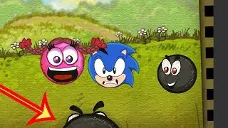 Sonic ball love Pink Ball in Red ball 3 Game Walkthrough level (1 - 20) gameplay