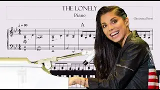 Christina Perri - The Lonely - Piano (Sheets Piano - Tutorial score)