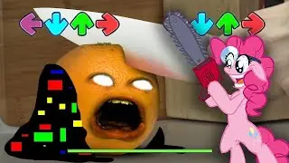 Pinki Pie VS Annoying Orange FNF Corrupted “Sliced” Got me Like Friday Night Funkin'Mod | FNF MEME
