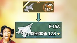 EASY F-15A GRIND EXPERIENCE (IT WAS NOT EASY💀) - WAR THUNDER