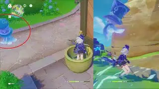 Friend: Furina can walk on water. Me: Shows this video hehe (Genshin Impact)