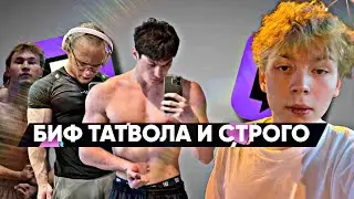БИФ ТАТВОЛА И СТРОГО НА СТРИМЕ У БУСТЕРА (татвол в@хуи)