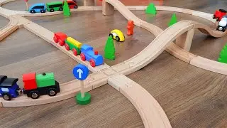 Fun Toy Train Adventure | Wooden Railway Stories for Kids