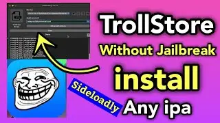 install TrollStore iOS 15 without Jailbreak | install Any IPA For Free From Sideloadly |
