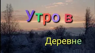 Лада Нива Тревел /Зимнее Утро в деревне /Кошки 