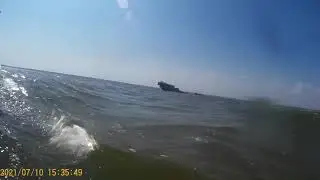 10.07.2021 Каховское водохранилище. Тайвань