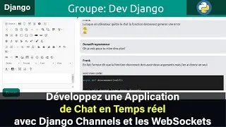 How to Develop a Real-Time Chat Application with Django Channels and WebSockets