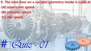#Quiz -01 | gas turbine engine | engineering | EASA | DGCA | important questions