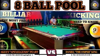 DANIEL KING(18 yrs Pool Prodigy) Vs ApexElgenio(Pro-am Player)- 8 ball Challenge Match-(Race to 10)
