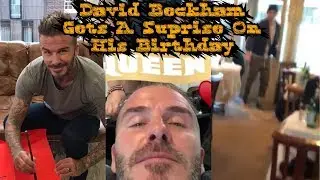 Brooklyn Beckham Suprises David Beckham On His Birthday