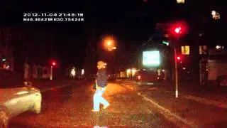 пешеходу повезло