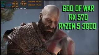 GOD of WAR PC | RX 570 | RYZEN 5 3600 | BENCHMARK TEST