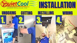 How to Install a QuietCool Whole House Fan🔧 (Updated for 2022)