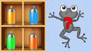 Wrong Color Animals Frog Meme Animation 잘못된 색상의 개구리 동물