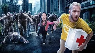 SOBREVIVEMOS A VARIOS ATAQUES ZUMBIS * Em busca da CURA