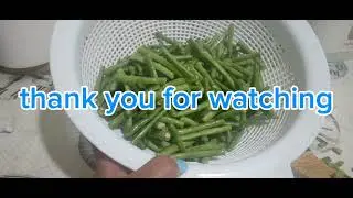 sitaw,stringbeans,batong na  Greece version