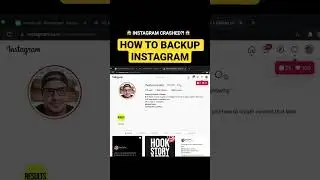 Instagram Account suspended - How to backup your account when you do get it back.
