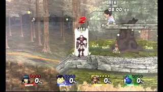 BCA Project M - Free For All  plus Ike vs Marth Duel