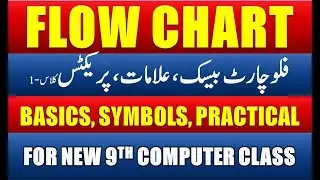 Flowcharts | 9th computer new book chapter 1 | Flowcharts Basics