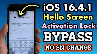 iPhone 8 iOS 16.4.1 Bypass iCloud No Change Serial | iPhone 8/8+/X iCloud Bypass With Change Sn |