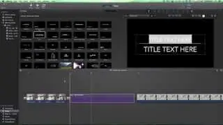 iMovie 10 Tutorial Basics #8 Adding Text/Titles and Overlays