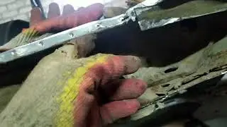 Ваз 2114 замена днища и порогов.