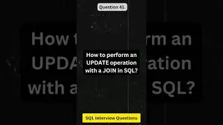 SQL Interview Questions & Answers 