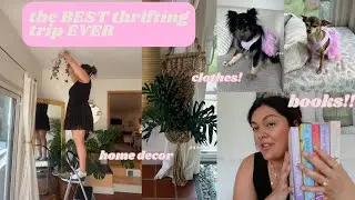 the BEST thrift vlog EVER | home decor, books, clothing, & more!!! 🩷