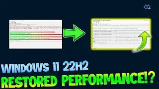 🚀Boost Windows 11 Performance: Solve 22H2 Issues with 21H2 Power Plans!