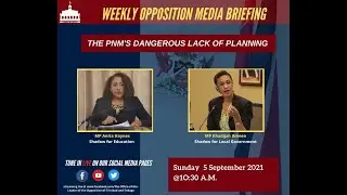 Opposition Press Conference. September 5th 2021