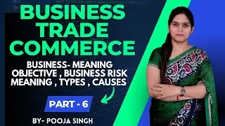 Objective Of Business | Business Risk | Meaning | Type | Causes | Business Organisation | Part-6 |