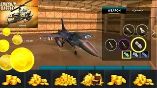 Gunship Battle: Earn Gold and Diamond | gunship battle fighting falcon F-16 gameplay