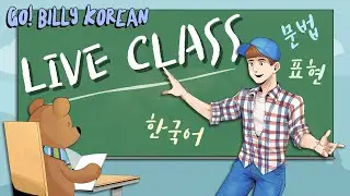 Live Korean Class 📚 [Intermediate] ~든(지) 