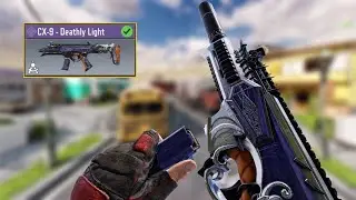 *NEW* SMG CX-9 Gameplay + Gunsmith | Epic CX9 : Deathly Light in COD Mobile