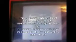 Creepy Pokemon Gold graphics glitch Epilepsy Warning