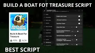 Build A Boat For Treasure Script Auto Farm, Inf Gold, Steal Build & MORE *NO KEY*