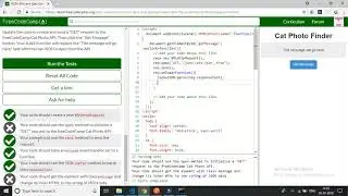 freecodecamp-JSON APIs and Ajax Get JSON with the JavaScript XMLHttpRequest-solution