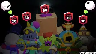 ALL Throwers Rank 30 on Solo Showdown (🚫NO MODIFIERS🚫) | Brawl Stars Montage 🧿