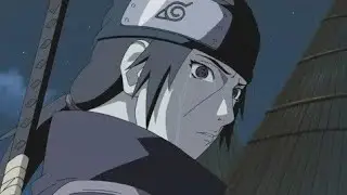 Itachi llora al abandonar a Sasuke - Itachi abandona la Aldea Sub Español