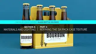 Maxon Cinema 4D Crash Course: Section 4 - Part 3: Refining the Six Pack Case Texture