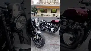 Custom Triumph Speed Twin Walk-around 