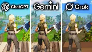ChatGPT vs Gemini 3 vs Grok Make Fortnite From Scratch